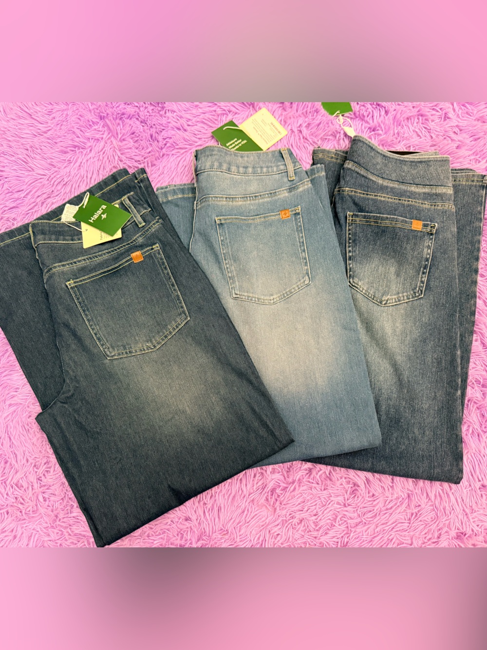 Halara Medium Wide Leg Jeans bundle